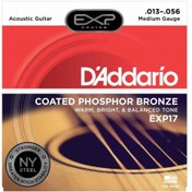 Resim D'Addario EXP17 Coated Phosphor Bronze Akustik Gitar Teli (13-56) 