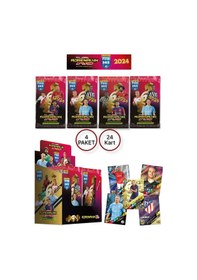 Resim Panini Adrenalyn Fifa 365 - 2024 Official Trading Card Futbolcu Kartları 4 Paket 