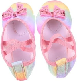 Resim SHERCHPRY 1 Çift Çocuk Dans Ayakkabıları Kız Için Bale Ayakkabıları Kız Bale Uygulama Ayakkabıları Kız Ayakkabı Kız Dans Ayakkabıları Kızlar Için Dans Ayakkabıları Inek Derisi Yürümeye 