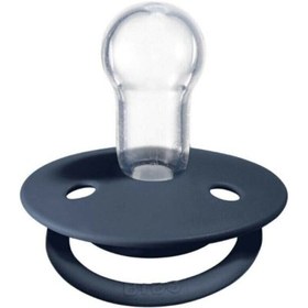 Resim Bibs De Lux Silikon Emzik 0-36 Ay - Steel Blue 