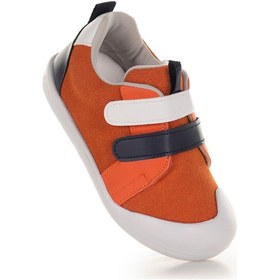 Resim Kiko Kids Şifu İlk Adım Cırtlı Erkek Bebek Spor Ayakkabı Turuncu - Lacivert Turuncu - Lacivert 