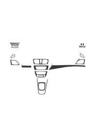 Resim Renault Megane 3 Konsol-torpido Kaplama 2009 1 Parça-karbon Karbon 