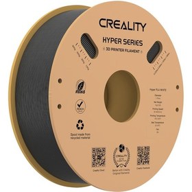 Resim Creality Hyper Pla Filament 1.75mm Yüksek Akışkanlık Siyah 