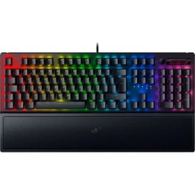 Resim RAZER Blackwidow V3 Yeşil Switch Türkçe Mekanik Oyuncu Klavyesi RZ03-03541100-R3L1 