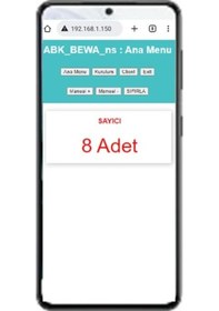 Resim Bewa_Ns 5400 Wi-Fi Erişimli Kablosuz Çift Ekranlı Çuval Sayıcı 
