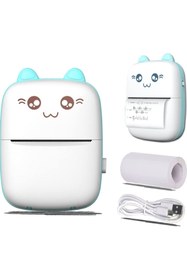 Resim Mmctech Mini Fotoğraf Resim Yazıcı Kablosuz Etiket Yazıcı Baskı Makinesi Ios Android Uyumlu Termal Printer 