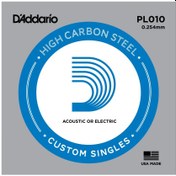 Resim D'Addario PL010 Tek Elektro Gitar Teli (10) 