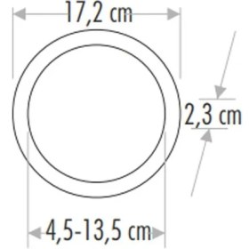 Resim Cata Aybekon CT-5647 15W Ayarlanabilir Plus LED Panel Armatür 6400K Beyaz Işık 1/2/4/5/8/10 Adet 