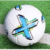Resim Standart Ölçü 5 Futbol Topu, Makine Dikişli Top Pu Malzeme Spor Kırmızı 