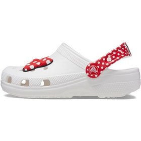 Resim Crocs Disney Minnie Mouse Cls Clog T Çocuk Sandalet White/red Beyaz - Kırmızı 