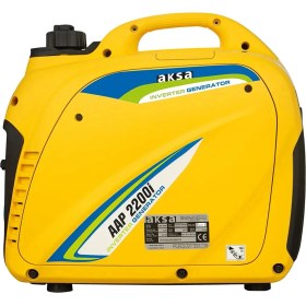 Resim Aksa Aap 2200I 2.2kw Portatif Benzinli Jeneratör İpli 2200 W Güçlü Sessiz Çalışma 