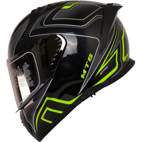 Resim MTS M-801 YELLOW Full Face Kask 