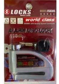 Resim Loks Alarmlı Disk Kilidi Gri N11.3472 