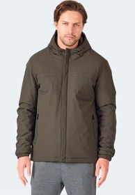 Resim Slazenger HERNIS Erkek Kapüşonlu Fermuarlı Haki Mont & Kaban 