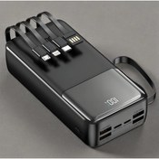 Resim Enshall 30.000 mAh 22.5W Hızlı Şarj Destekli Dahili Kablolu Taşınabilir Batarya Powerbank 