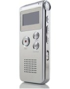 Resim Sunshine011 Multifonksiyonel Şarj Edilebilir 8gb 650hr Silvery Dijital Ses Kayıt Cihazı Mp3 Çalar 