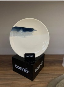 Resim 6 Lı 21 Cm Düz Tabak / Pasta Tabağı / Tatlı Tabağı / Servis Tabağı Blue Wave Gourmet Bonna Diğer 