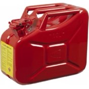 Resim Knc Metal Yakıt Bidonu 10 Lt Kırmızı 