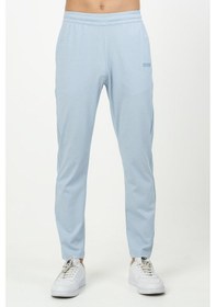 Resim Maraton Sportswear Regular Erkek Düz Paça Basic Sisli Mavi Eşofman Altı 21574-sisli Mavi Açık Mavi 