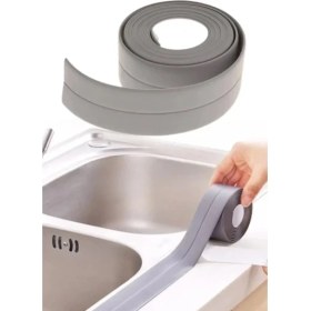 Resim Venüs Shopping Gri Su Sızdırmaz Lavabo Kenar Bandı (Kutusuz) (3.2m) (4887) 