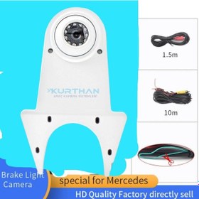 Resim Teleskop Tip Araç Geri Görüş Tepe Kamerası 12 Volt Beyaz 