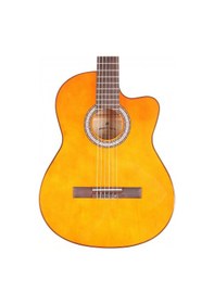 Resim Miguel Angela Ma1c-wa Cutaway Klasik Gitar - Naturel Başlangıç/orta - Kesik Kasa Ceviz/naturel Görünüm, Kesik Kasa Tasarımı, Net Ve Berrak Ses Projeksiyonu Uyum: 4/4 Tam Boy Standart 