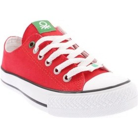 Resim Benetton Kadın Spor Ayakkabı Bn-30196 Kırmızı 