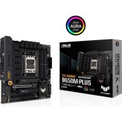 Resim Asus Tuf Gamıng B650M-Plus Amd B650 Am5 Ddr5 6400 Dp Hdmı 2X M2 Usb3.2 Aura Rgb 2.5Gbit Lan Matx (Tuf Gamıng B650M-Plus) Anakart 