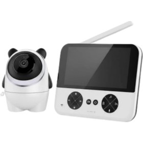 Resim Kablosuz Bebek Kamera Sistemi Ninni ve Alarm Özellikli 