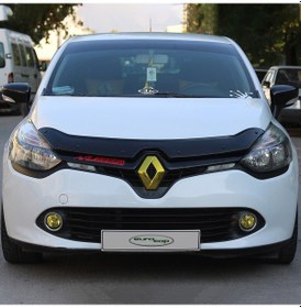 Resim Eurocap Renault Clio 4 Ön Kaput Koruma Rüzgarlık 3Mm Abs 12-20 