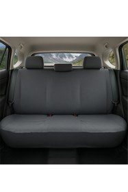 Resim Mirsepet Toyota Hilux araçlara özel penye kumaş oto koltuk kılıfı ile uyumlu koruma sağlar Siyah 