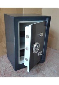 Resim Sur Çelik Para Kasaları Yangına Dayanıklı 54 Cm Para Kasası Antrasit 90 Kg 