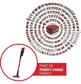Resim Einhell Akülü Dikey Süpürge TE-SV 18 Li-Solo Power X-Change (Li-Ion,18V,değiştirilebilir akü sistemiyle sınırsız çalışma süresi, torbasız, siklon teknolojisi, BOOST modu, 3’lü filtre sistemi)-2347180 