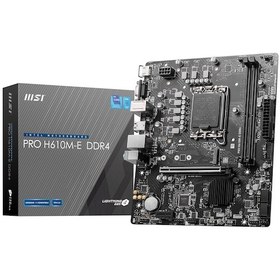 Resim Mb Pro H610m-e Ddr4 Soket 1700 Ddr4 3200 Oc Hdmı Vga M.2 Usb3.2 1x 1g Lan Matx Anakart 