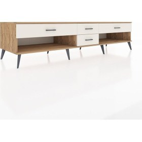 Resim Kronos Tv Ünitesi 4 Çekmeceli 220x59x51 Çam-çam/aytaşı Atlas Çam/aytası - Atlas Çam 