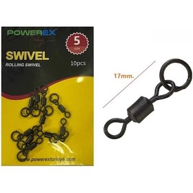 Resim Powerex Rolling Swivel Halkalı Fırdöndü No:5 10 Adet 