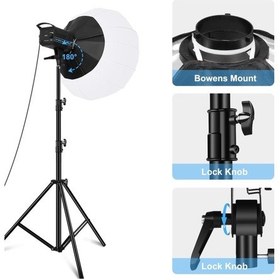 Resim Puluz 150W 3200K-5600K Stüdyo Video Işığı Softbox Set 