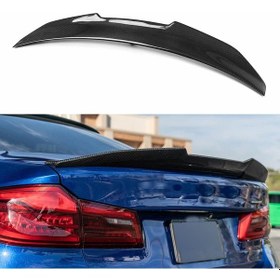 Resim Bmw G30 2016-2021 Plastik Parlak Siyah Psm Spoyler Spoiler 