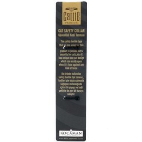 Resim Cattie Lastikli Kedi Boyun Tasması Pembe 1x20-30 Cm 