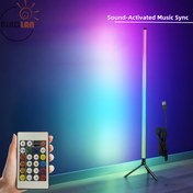 Resim 1 adet RGBIC Disko Zemin Lambası Ses Aktive Müzik Senkronizasyonu ile, USB Güçlü Akıllı RGB Aydınlatma Dans Partileri, Oyun Odası, Ev Sineması, Tatil Dekoru (Noel, Cadılar Bayramı, Diwali) - Uzaktan Kumandalı, Freestanding, Şarj Edilemeyen Düğme Pili, Lamba için Oturma Odası 