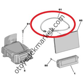 Resim Opel Combo (2019-2023) Çok İşlevli Video Ekran Kablosu (Orijinal) 