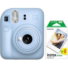 Resim Fujifilm Instax Mini 12 Fotoğraf Makinesi + 20'li Mini Film Mavi 