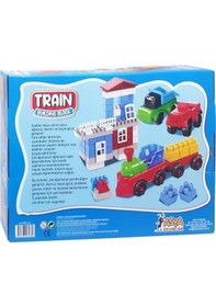 Resim 100 Parça Tren Garı Bloklar 