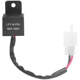 Resim Jeehugo 12v 150w 2-pin Motosiklet Led Sinyal Flasör Rölesi - Hızlı Flash Sorunu Çözücü, Direk Tak Ve Kullan, Yük Direnci Gerektirmez 
