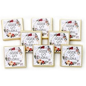 Resim İsimli Nikah Çikolatası Dökme 170 Adet Napoliten Çikolata 