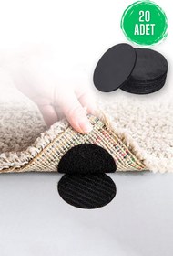 Resim COZY SENSE Halı Kaydırmaz Bant 20'li Çarşaf Örtü Tutucu Sabitleme Ped Minder Yastık Yapıştırma Aparat Koltuk 