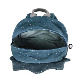 Resim Trixie Mr Triceratops Unisex Çocuk Mavi Sırt Çantası 