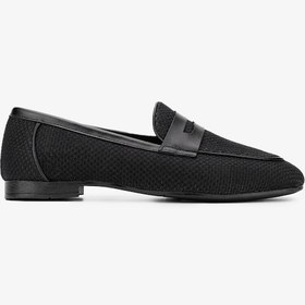 Resim Valmenti Topy Kadın Siyah/siyah Deri & Tekstil Loafer Ayakkabı 961 1979-1 Bn Ayk Y24 Siyah 