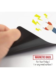 Resim Floral Haftalık Magnet Planlayıcı , Mıknatıslı Silinebilir Yazı T 