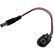 Resim Biodepil Pil Yuvası 9v Için 2,1mm Jaklı. 